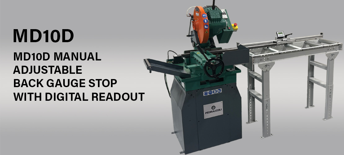 MD10D - Manual Adjustable Back Gauge Stop with Digital Readout